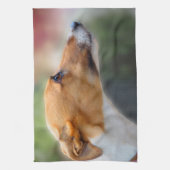 Windhund teatowel - hübsches Mädchen P2 Geschirrtuch (Vertikal)