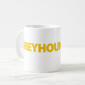 Windhund-Vater Kaffeetasse (Vorderseite Links)