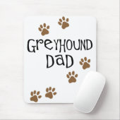 Windhund-Vater Mousepad (Mit Mouse)