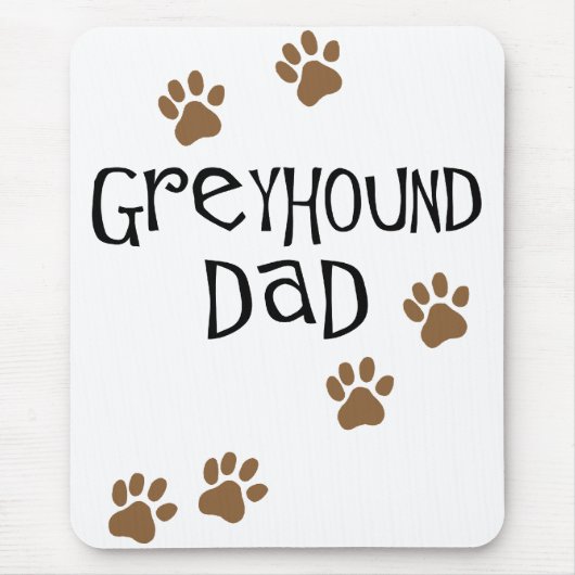 Windhund-Vater Mousepad (Vorne)