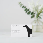 Windhund, Visitenkarte (Stehend Vorderseite)