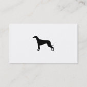 Windhund, Visitenkarte (Rückseite)