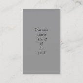 Windhund-Visitenkarten Visitenkarte (Rückseite)