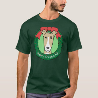Windhund-Weihnachten T-Shirt