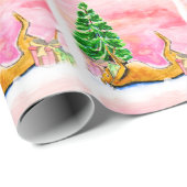 Windhund-WeihnachtsPackpapier (a431) Geschenkpapier (Rolleneckpunkt)