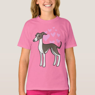 Windhund/Whippet/Italienische Windhund-Liebe T-Shirt