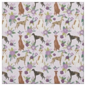 Windhundblumen lila stoff (Muster)