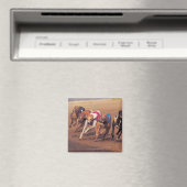 Windhunde auf dem Weg Magnet (In Situ (Geschirrspüler))