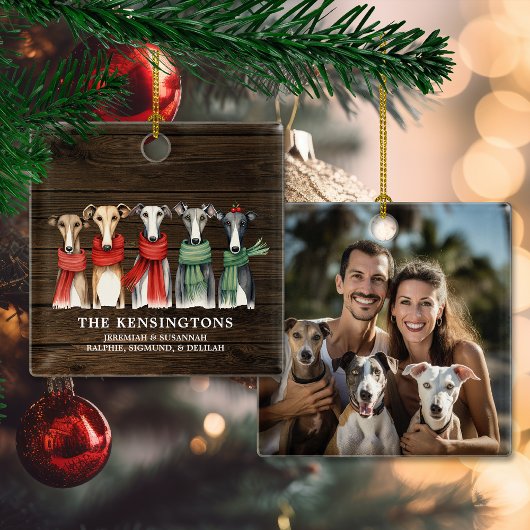 Windhunde Hunde Hunde Foto Keramikornament