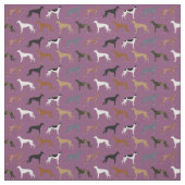 Windhunde Mantel Farben lila Stoff (Muster)