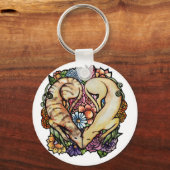 Windhunde Schlüsselanhänger (Vorderseite)