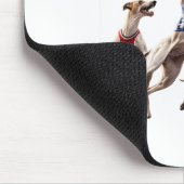 Windhunde spielen Basketball Mousepad (Ecke)