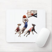 Windhunde spielen Basketball Mousepad (Mit Mouse)