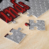 Windhunde und rote Herzen springen Puzzle (Seite)