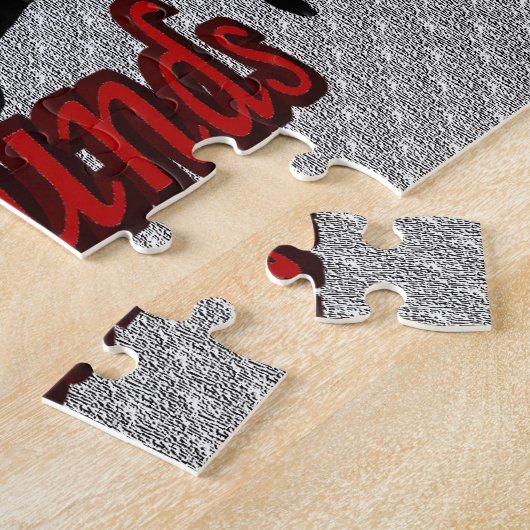 Windhunde und rote Herzen springen Puzzle (Seite)