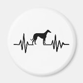 Windhundfrequenz Magnet (Vorne)