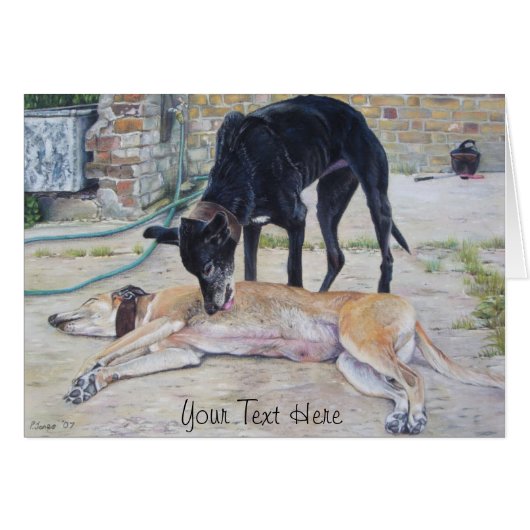 Windhundhundelandschaftlicher (Vorderseite (Horizontal))