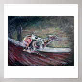 Windhundkunst Poster (Vorne)