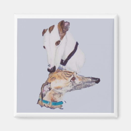 Windhundmagnet Magnet (Vorne)