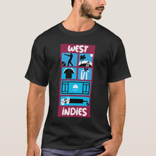 Windies Cricket | West Indies | Saison | Karibik T-Shirt (Vorderseite)