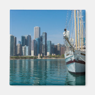 Windige Segelfahrt Magnet