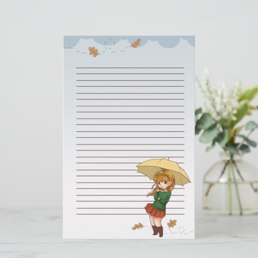 Windiger Tag stationär Briefpapier (Stehend Vorderseite)