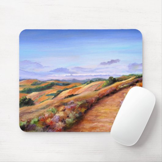 Windiges Hügel-Gipfel Mousepad (Mit Mouse)