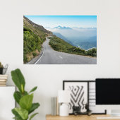 Winding Mountain Road | Olympic National Park Poster (Heimbüro)