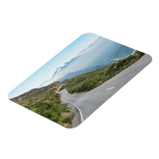 Winding Mountain Road | Olympischer Nationalpark Magnet (Linke Seite)