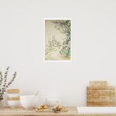 Winding Road, c.1900-06 (w/c auf Papier) Poster (Küche)