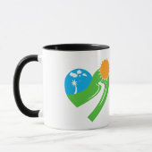 Winding Road Nature Herz Tasse (Links)