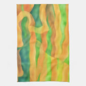 Winding Roads Artsy Abstract Kitchen Towel Geschirrtuch (Vertikal)