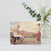 Winding the Skein - Lord Frederick Leighton Postkarte (Stehend Vorderseite)