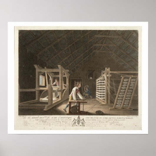 Winding, Warping with a New Improved Warping Mill Poster (Vorne)