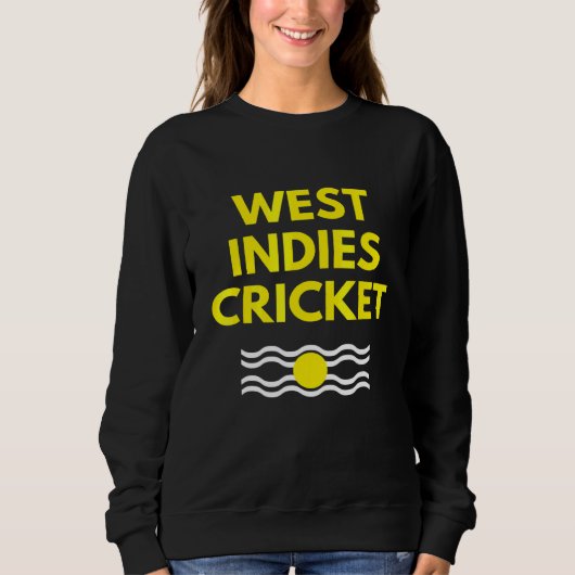 Windische Kricket-Westindien 1 Sweatshirt (Vorderseite)