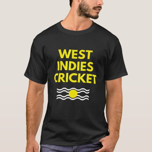 Windische Kricket-Westindien 1 T-Shirt (Vorderseite)