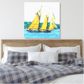 Windjammer, gepackte Leinwand (Insitu (Schlafzimmer))