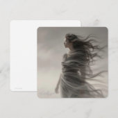 Windkissed - AI Fantasy Digital Art Print (Vorne/Hinten)