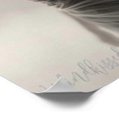 Windkissed - AI Fantasy Digitalkunst-Druck Poster (Ecke)