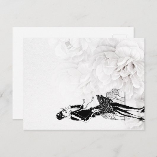 Windkleid der 1920er Jahre Postkarte (Vorne/Hinten)