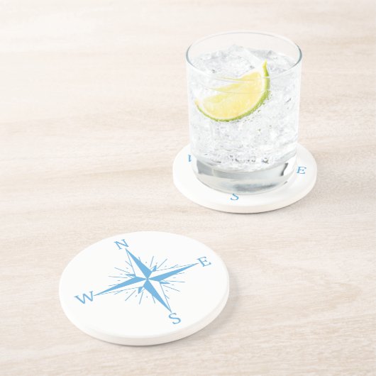 Windkompass Getränkeuntersetzer (Seite)