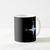 Windkompass Kaffeetasse (VorderseiteRechts)