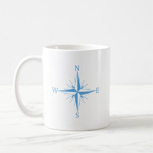 Windkompass Kaffeetasse (Links)