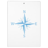 Windkompass Klemmbrett (Rückseite)