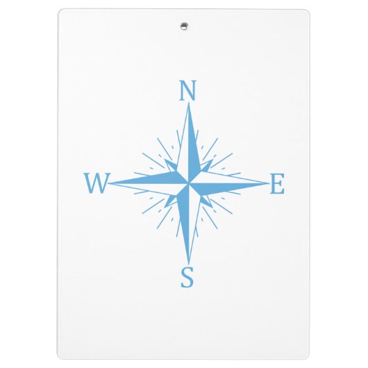 Windkompass Klemmbrett (Rückseite)