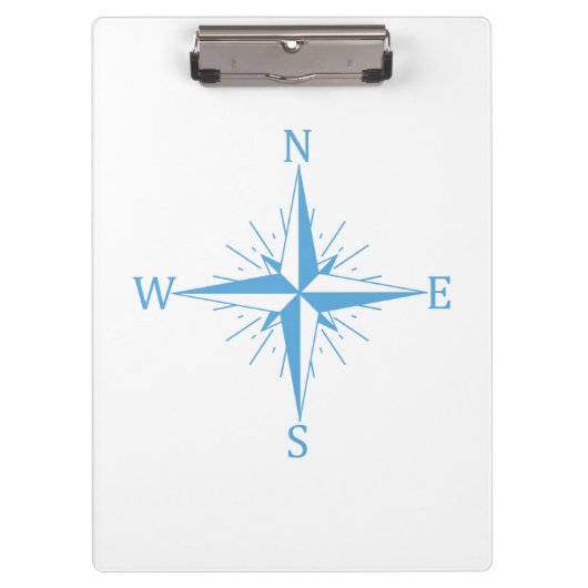 Windkompass Klemmbrett (Vorderseite)