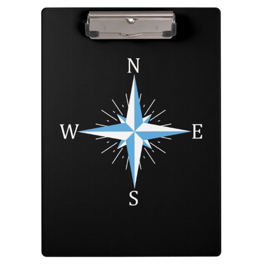 Windkompass Klemmbrett (Vorderseite)