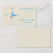 Windkompass Visitenkarte (Vorne/Hinten)