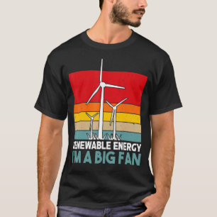 Windkraftanlage für erneuerbare Energien T-Shirt