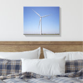 Windkraftanlage in einem ländlichen Oklahoma-Feld Leinwanddruck (Insitu (Schlafzimmer))